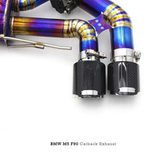 Titanium Valved Exhaust System -  BMW M5 F90 M850i M8 F92 4.4T 2018-2023.