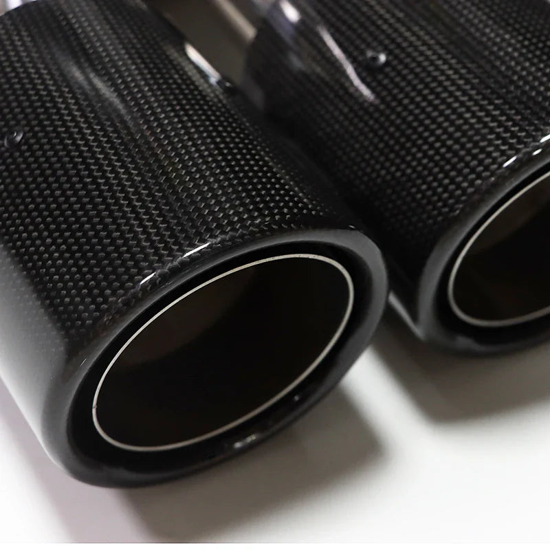 Carbon Fiber Exhaust Tip - Porsche 718/987 Boxster Cayman.