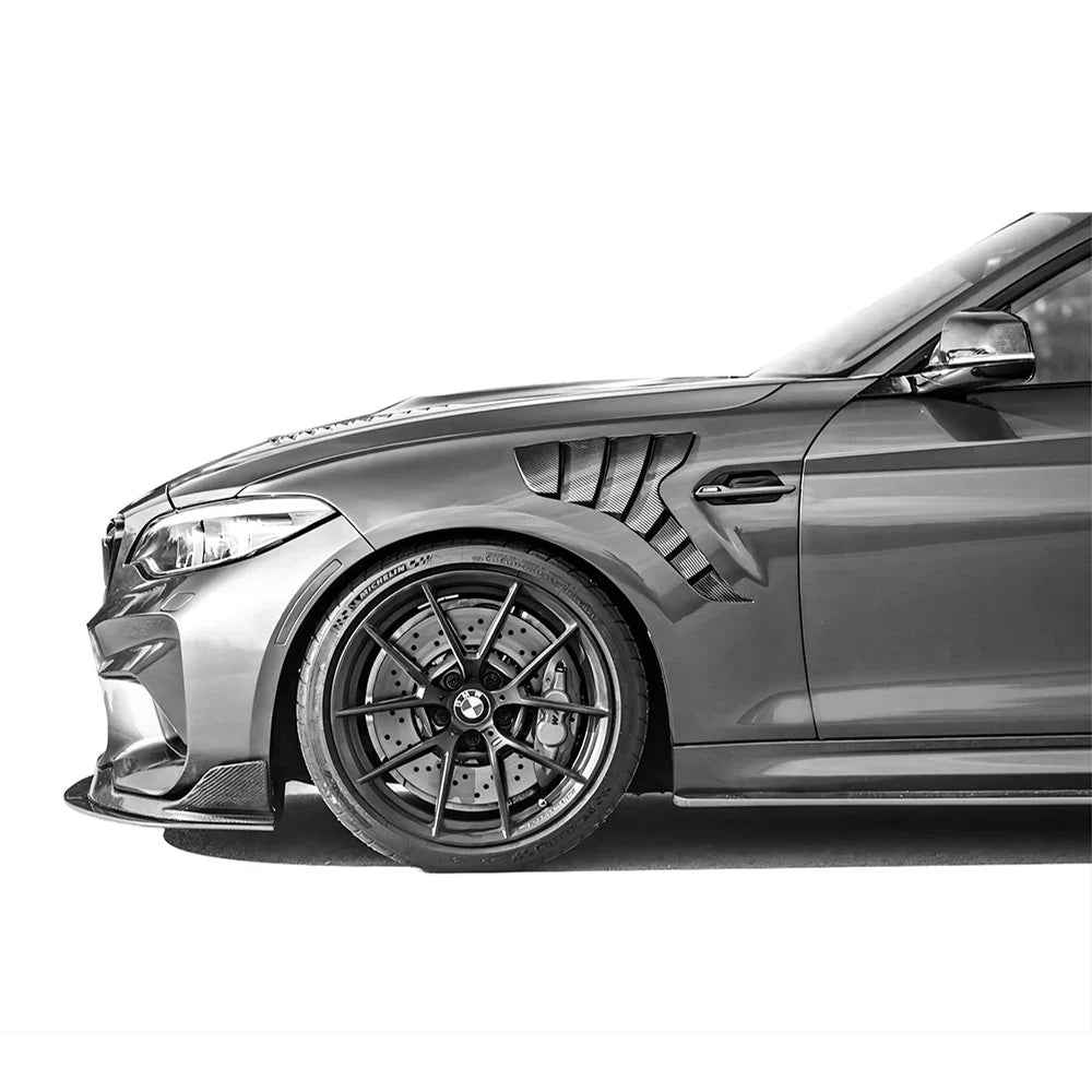 Carbon Fiber Vented Front Fenders - BMW F87 M2 & M2C.