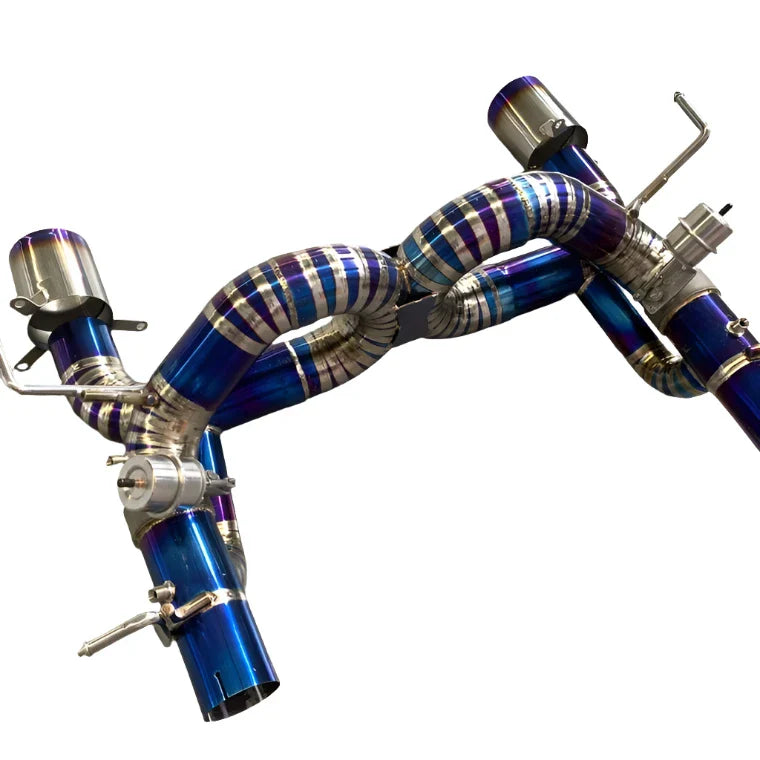 Titanium Valved Exhaust System - Ferrari F8 3.9T