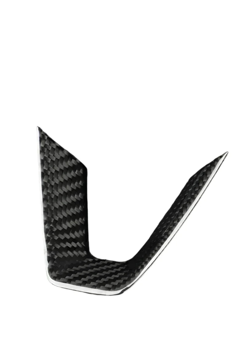 Carbon Fiber Steering Wheel Trim - 2024 Tesla model 3 High Land.