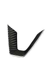 Carbon Fiber Steering Wheel Trim - 2024 Tesla model 3 High Land.