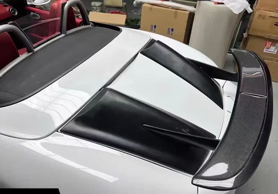Carbon Fiber Rear Spider Wing - Porsche 718 981.
