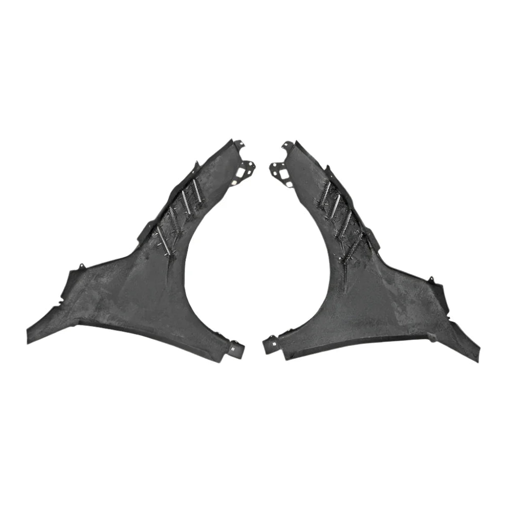 Vented Front Carbon Fiber Fender Set - Honda Civic FK7.