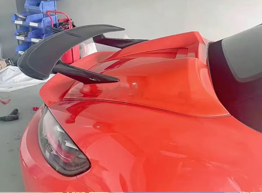 Carbon Fiber Rear Spider Wing - Porsche 718 981.
