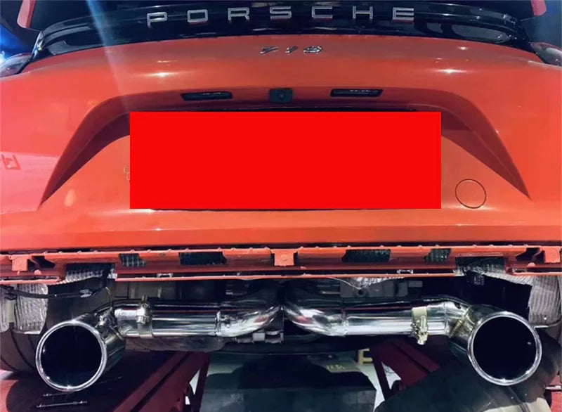 GT4 Style Exhaust Conversion - Porsche 718.