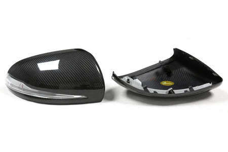 Carbon Fiber Wing Mirror Caps (Replacement) - Mercedes Benz W205 W213 W238 W222 W253 GLC W257 GLC AMG GT50 GT63.