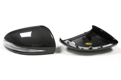 Carbon Fiber Wing Mirror Caps (Replacement) - Mercedes Benz W205 W213 W238 W222 W253 GLC W257 GLC AMG GT50 GT63.
