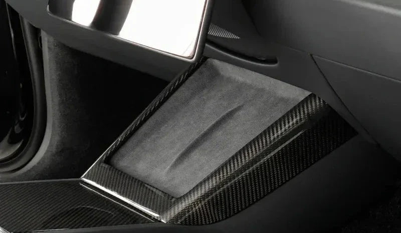 Carbon Fiber Charging Trim - 2024 Tesla Model 3 HighLand.