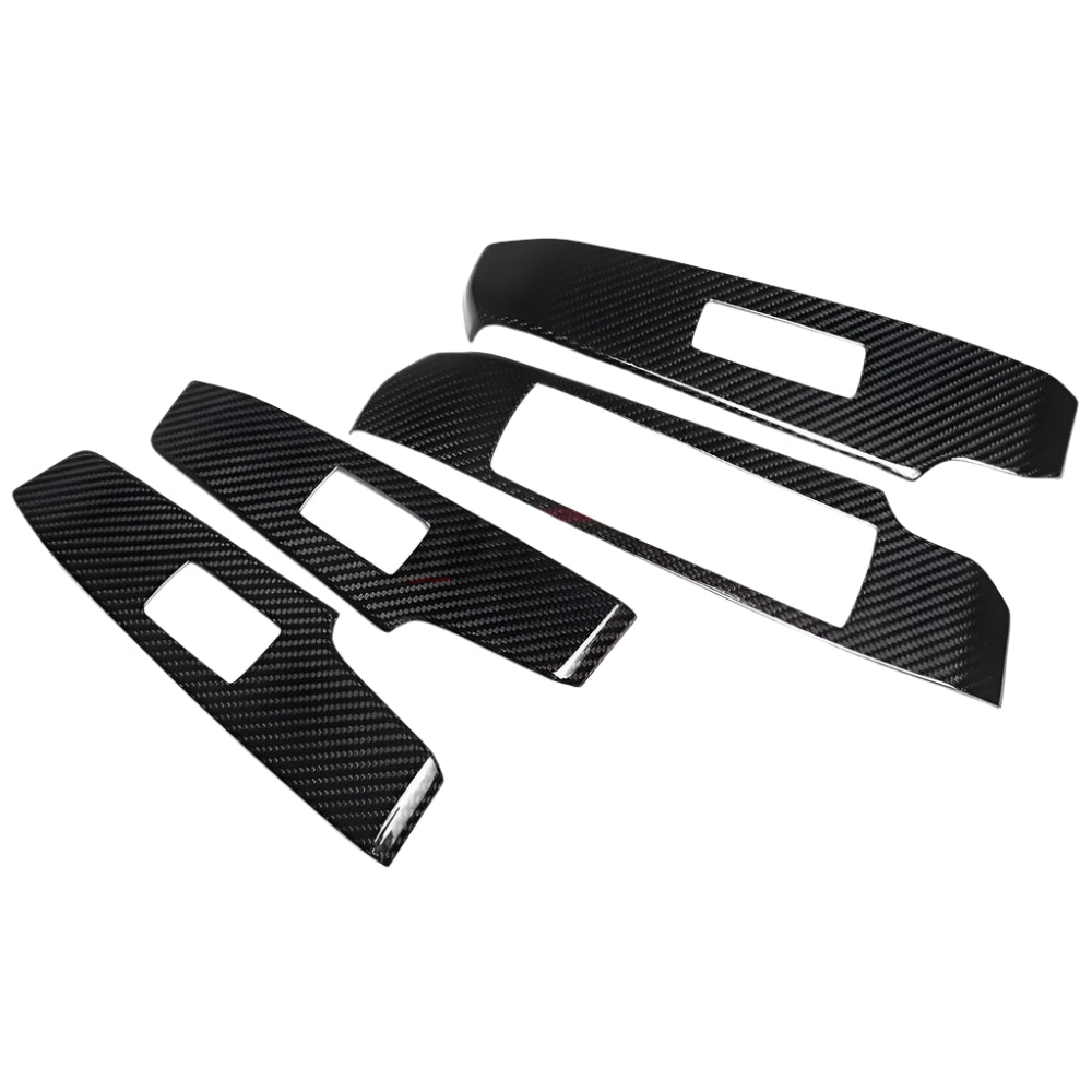 Prepreg Carbon Fiber interior Door Panel Handle Trim - Lexus IS250 IS300 IS350 IS 2021-2024.