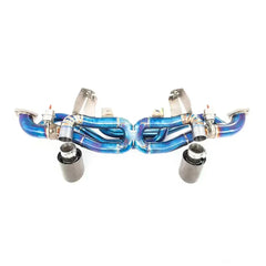 Titanium Valved Exhaust System Catback - Porsche 718 GT4.