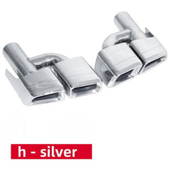 304 Stainless Steel Car Quad Exhaust Tip - Mercedes Benz W212 E63 W204.