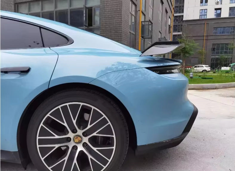 GT Carbon Fiber Rear Trunk Wing - Porsche Taycan 2019-2023.