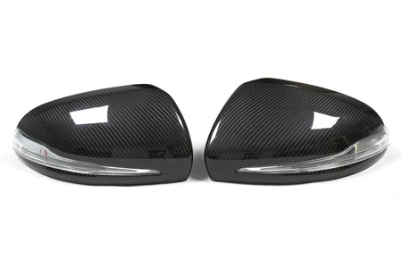 Carbon Fiber Wing Mirror Caps (Replacement) - Mercedes Benz W205 W213 W238 W222 W253 GLC W257 GLC AMG GT50 GT63.