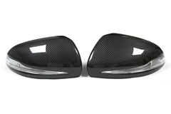 Carbon Fiber Wing Mirror Caps (Replacement) - Mercedes Benz W205 W213 W238 W222 W253 GLC W257 GLC AMG GT50 GT63.