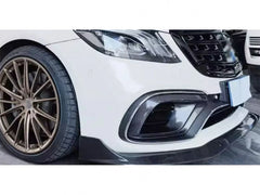 Carbon Fiber Front Bumper Air Vent Cover - Mercedes Benz S Class W222.