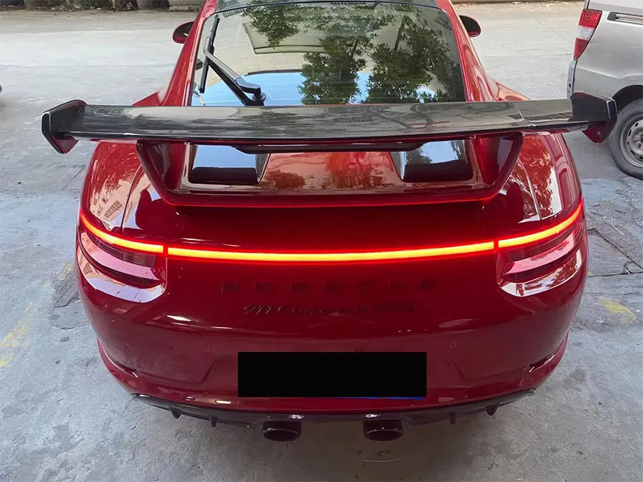 GT3 Style Carbon Fiber Wing - Porsche 911 991 2012 - 2018.