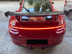 GT3 Style Carbon Fiber Wing - Porsche 911 991 2012 - 2018.