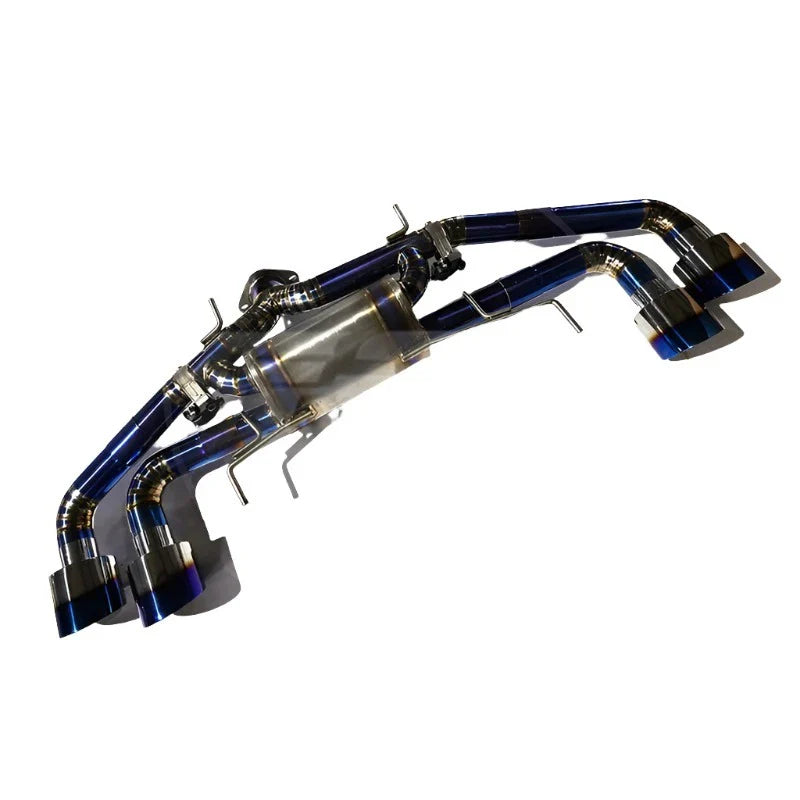 V2 Titanium Full Valved Sport Exhaust System - Nissan R35 GTR.