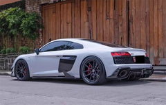Dry Carbon Fiber Side Skirt Extension - Audi R8 V10 2020-2023.