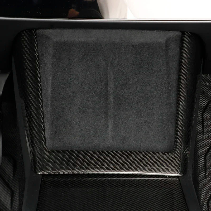 Carbon Fiber Charging Trim - 2024 Tesla Model 3 HighLand.