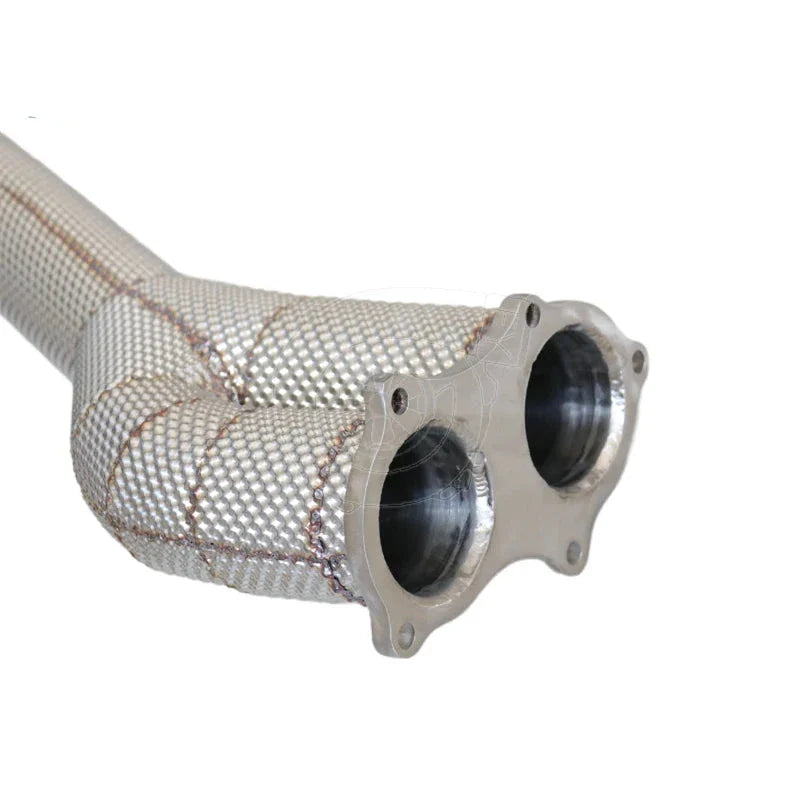Performance Race Down Pipes w/ Heatshield - Porsche 718 GT4 / GTS / Spyder.