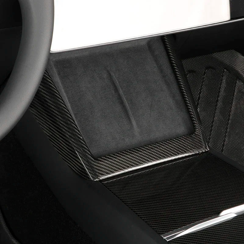 Carbon Fiber Charging Trim - 2024 Tesla Model 3 HighLand.