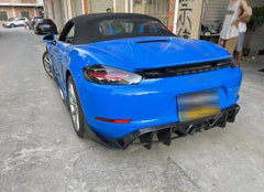 Carbon Fiber Rear Diffuser - Porsche 718 Cayman/Boxster (2016-2023).