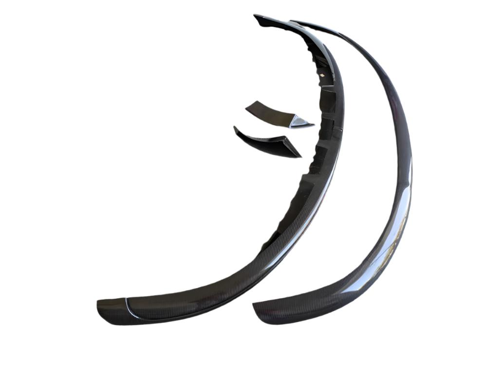 TH Style Carbon Fiber Front Lip - Porsche Taycan.