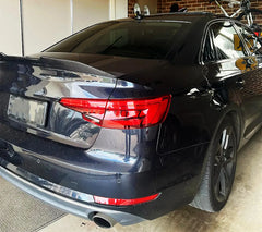 PSM Style Carbon Fiber trunk Spoiler - Audi  17-2024 AUDI A4 S4 B9/B9.5.