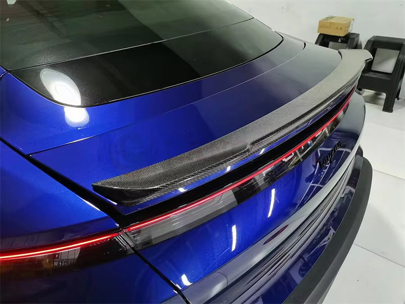 T Style Carbon Fiber Spoiler - Porsche Taycan.