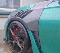Carbon Fiber Vented Fenders Replacement Set - Honda Civic Type R FL5.