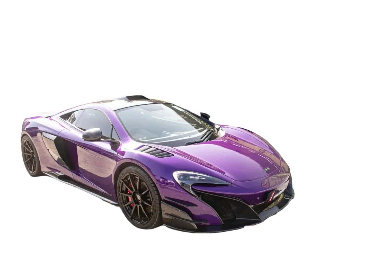 Vented Partial Carbon Fiber Front Fender - McLaren 650S.