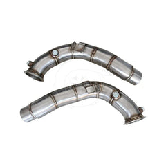 S63 High Flow Catless Exhaust Downpipe - BMW F10 M5 / F13 M6.
