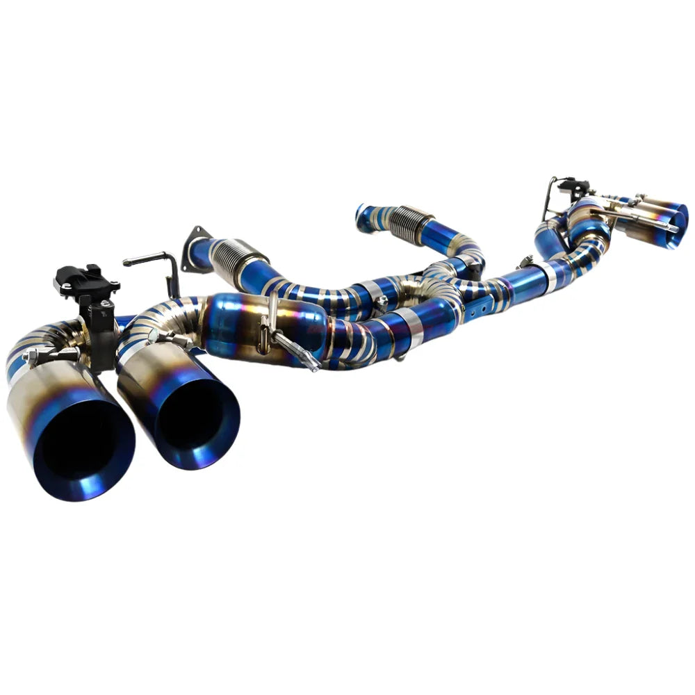 Titanium Full Valved Exhaust - 2020 - 2024 Corvette C8.