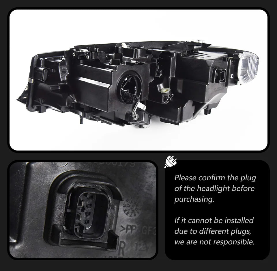 Laser Style LED Headlights - BMW G20 3 Series Pre-LCI.