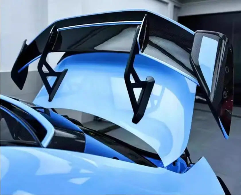 AD Style Carbon Fiber Swan Neck Wing - BMW G87 / F87 M2 & G42 / F22 2 series.
