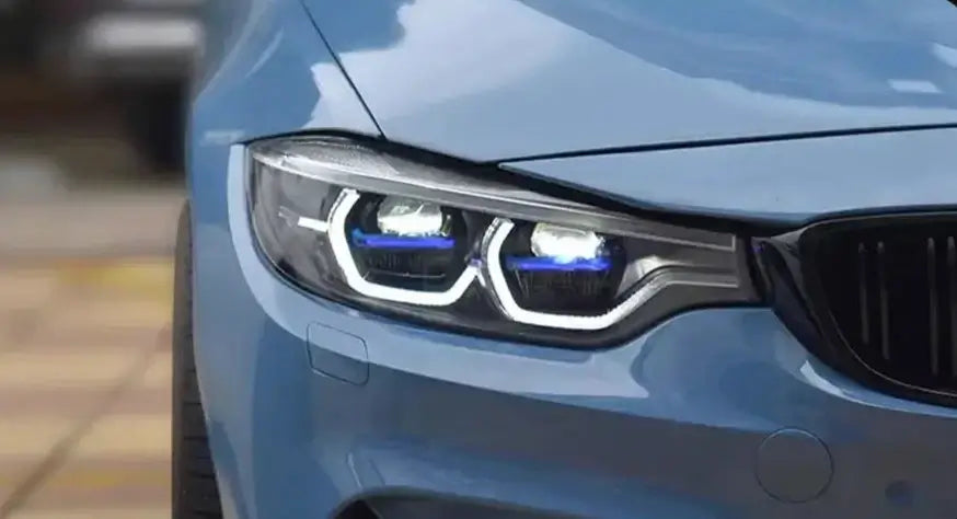 Ikon Style LCI Style Headlights - BMW F80/F82 / F83 M4, & F32 / F33 / F36 4 Series.