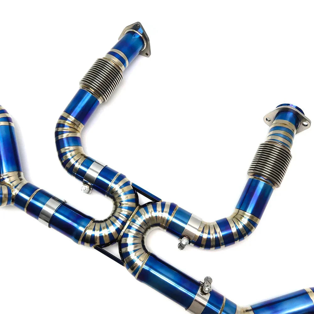 Titanium Full Valved Exhaust - 2020 - 2024 Corvette C8.
