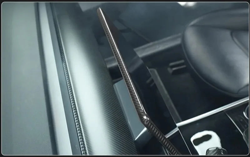 Carbon Fiber Screen Cover - 2023-24 Tesla Model 3 / Y highland.
