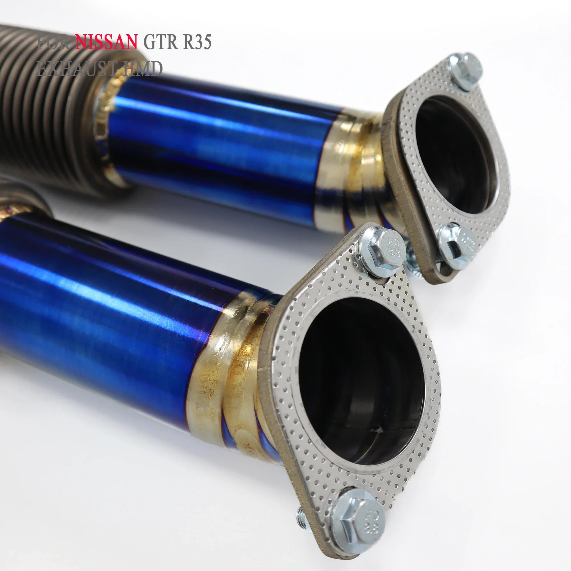 V2 Titanium Full Valved Sport Exhaust System - Nissan R35 GTR.