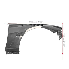 Carbon Fiber Vented Front Fender Replacement Set - Infiniti Q60.