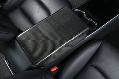 Carbon Fiber Arm Rest Carbon Fiber Cover - 2024 Tesla Model 3 / Y HighLand.
