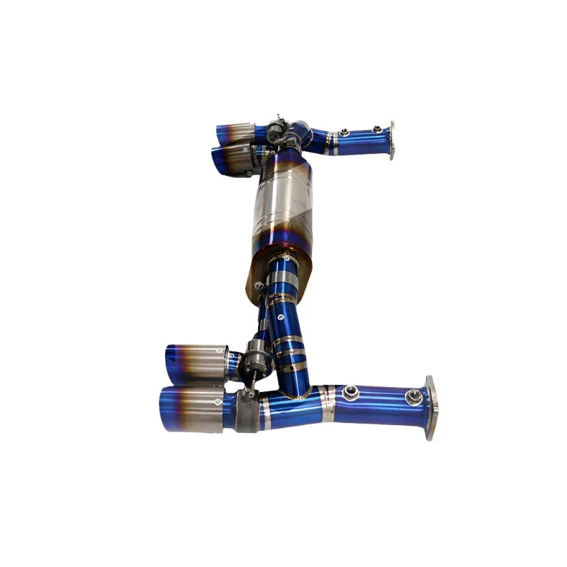 Performance Titanium alloy Tube Vacuum Catback Exhaust System -  Porsche 911 991.2 Turbo S 3.8T.