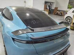 GT Carbon Fiber Rear Trunk Wing - Porsche Taycan 2019-2023.