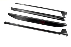 Carbon Fiber Winglet Side Skirt Extensions - Porsche 992 Carrera.