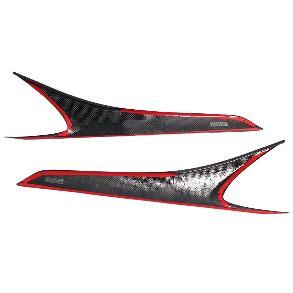 Prepreg Carbon Fiber Center Console Side Trim - Lexus IS IS250 IS300 IS350 F Sport 2014-2017.