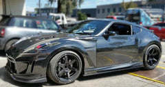 Vrs Style Carbon Fiber Front Fenders Replacement Set - Nissan 370z Z34.