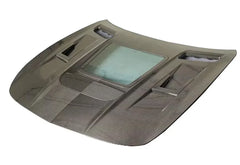 Carbon Fiber Vented Hood W/ Transparent Window - Mercedes GT/GTR/GTS/GTC.