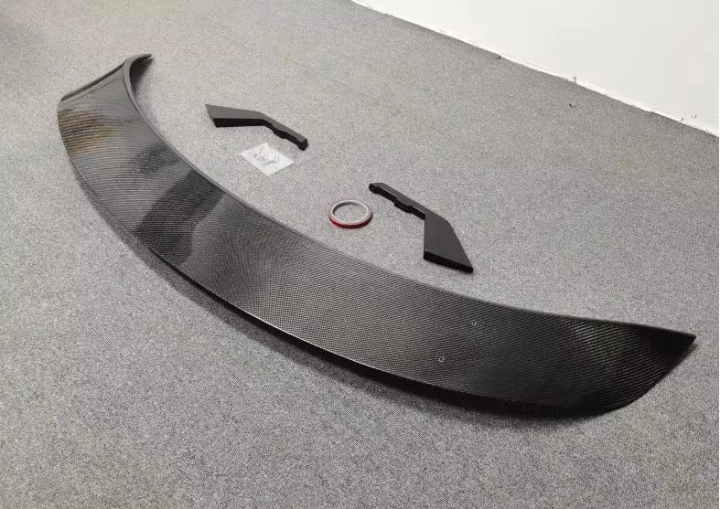 GT Carbon Fiber Rear Trunk Wing - Porsche Taycan 2019-2023.